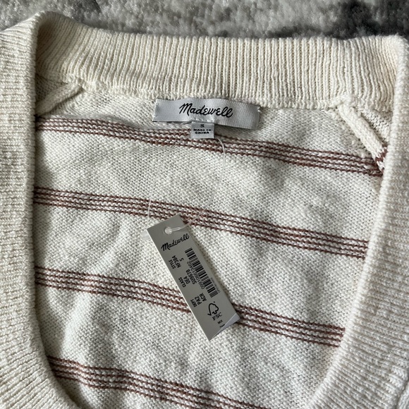 Madewell Linden Scoop Sweater Tee in Stripe - Picture 5 of 6